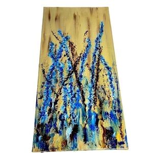 Original Artwork Acrylic’s on Canvas Tall Floral